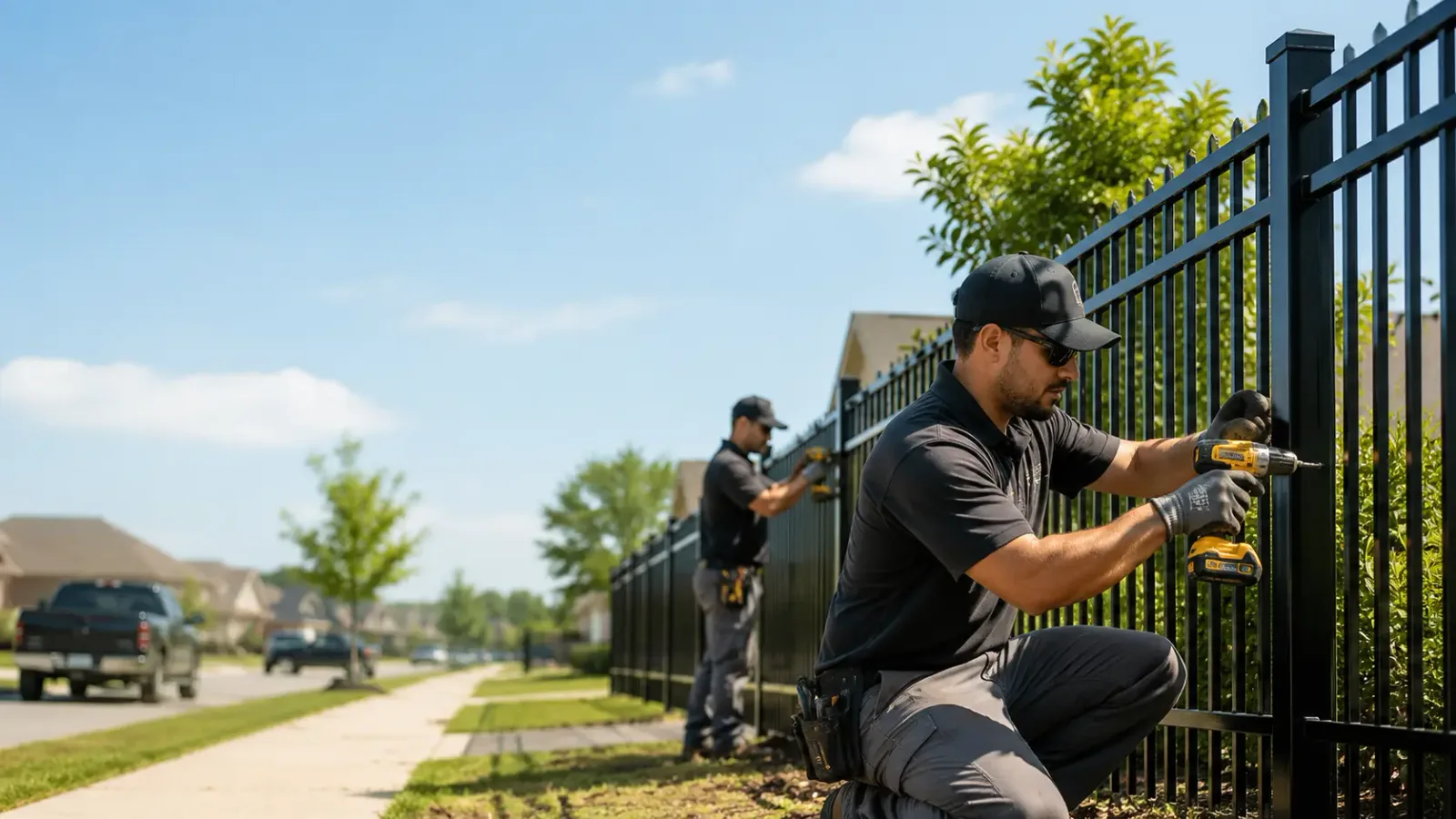 Metal Fence Installation in Marion, TX